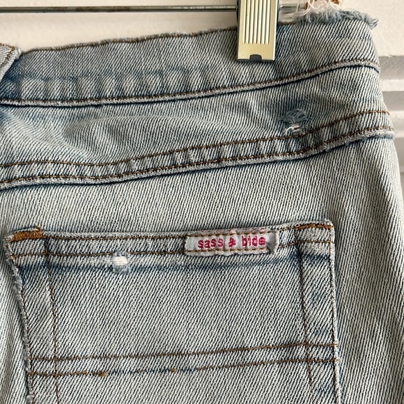 sass & bide distressed artist jeans – size 29 extra long - Picture 16 of 16